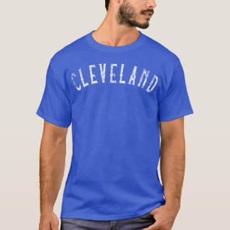 Vintage Distressed Cle meisje T-shirt