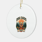 Vintage Dog Dads Outdoor Sport Crew Golden Retrie Keramisch Ornament (Links)