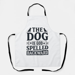 Vintage Dog Is God Spelled Backward Shirt Design_1 Schort