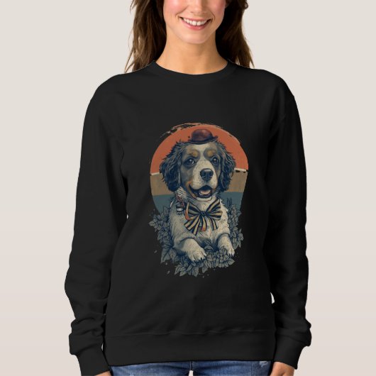 "Vintage Dog Style women's Sweatshirt (Voorkant)