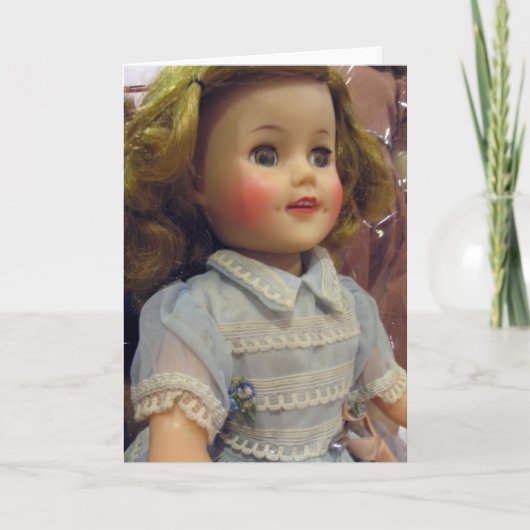 Vintage Doll dans la carte bleue (Devant)