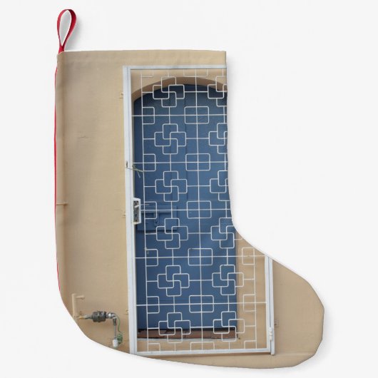 VINTAGE DOOR KLEINE KERSTSOK (Voorkant)