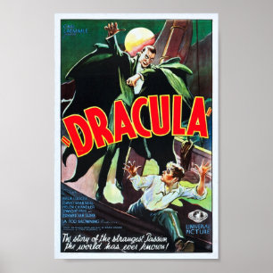 Vintage Dracula Poster