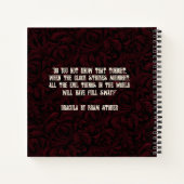 Vintage Dracula Victorian Halloween livre d'hôtes (Dos)