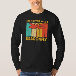 Vintage Drakenvlieg Voor Mannen Vrouwen Libel Inse T-shirt