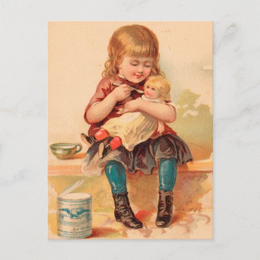 VINTAGE : drank adverteren - Briefkaart (Voorkant)