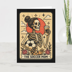 Vintage drôle La carte de tarot de la mère de foot