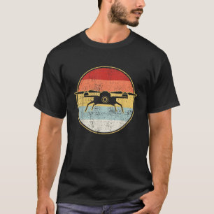 Vintage Drone Retro Cadeau T-shirt
