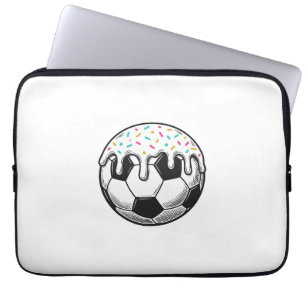 Vintage druipende glazuur voetbal shirt (2)_1 laptop sleeve