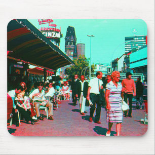 Vintage Duitsland Berlijn kurfürstendamm laan Muismat