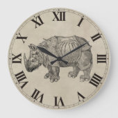 Vintage Durer Rhino Grote Klok (Voorkant)