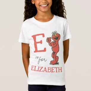 Vintage - E is voor Elmo   Jouw namen toevoegen T-shirt