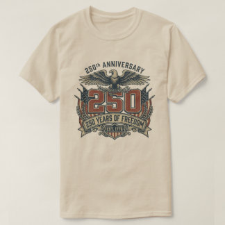 Vintage Eagle 250 Jaar Vrijheid T-shirt