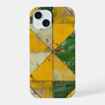 Vintage Earth Tone Geometrische Hoes voor Telefoon