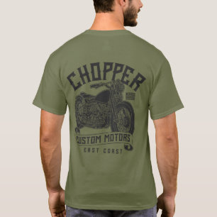 Vintage East Coast Chopper Motorfiets T-Shirt