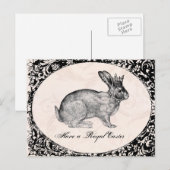 Vintage Easter bunny postcard Feestdagenkaart (Voorkant / Achterkant)