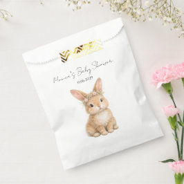 Vintage Easter Bunny Rabbit Baby Watercolor Bedankzakje