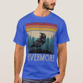Vintage Edgar Allan Poe Quoth de Raven Nevermore T-shirt