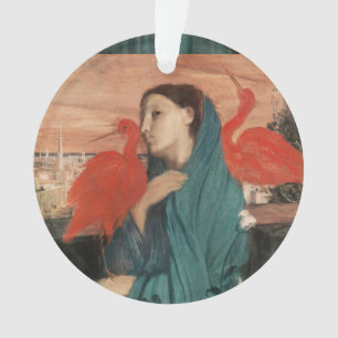 Vintage Edgar Degas Jeune Femme avec Ibis Art