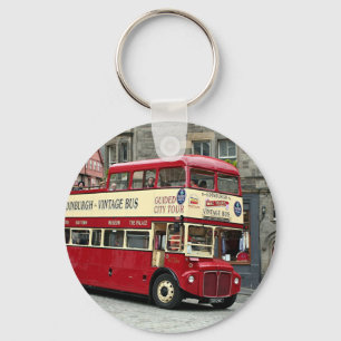 Vintage Edinburgh Tour Bus, Schotland, Verenigd Ko Sleutelhanger
