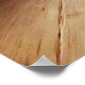 Vintage - Een kerstcadeau Poster (Hoek)