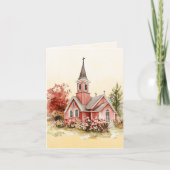 Vintage Église Bible Verse Automne (Devant)