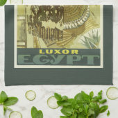 Vintage Egypte affiche Voyage Serviette de cuisine (Plié)