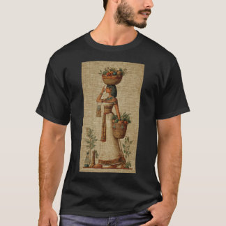 Vintage Egyptische Koningin Kunst T-Shirt | Oude N