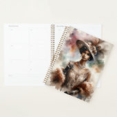 Vintage élégance Art déco dame (Devant avec enveloppe)