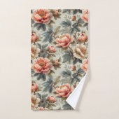 Vintage élégant floral (Serviette à main)