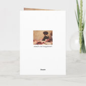 Vintage Elegant Soeur Carte Anniversaire (Dos)