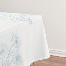 Vintage Elegante Pastelblauwe Bloemmotief Lente