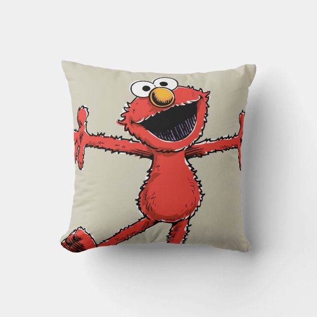Vintage Elmo Kussen (Voorkant)