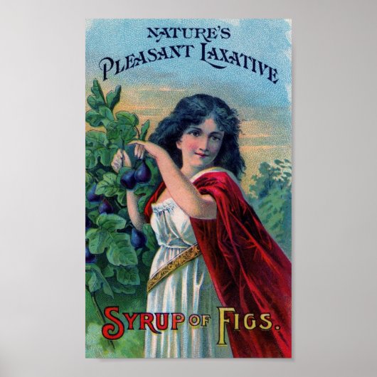 Vintage en stroop van figuren Poster Art Print (Voorkant)