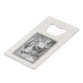 Vintage encadré Image rouge équitation Hood Wolf (Devant Angle)