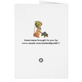 Vintage enfant mignonne blond fille parler sur le  (Dos)