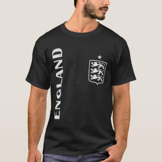 Vintage Engeland Leeuwen Voetbal Crest Hoodie T-shirt