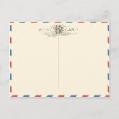 Vintage Enregistrer la carte postale Date (Dos)