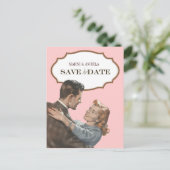 Vintage Enregistrer les cartes postales Date (Debout devant)