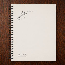 Vintage Epistolary Aesthetic Sealed Key Planner