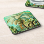Vintage Ernst Haeckel Botanische Palms Onderzetter (Linkerzijde)