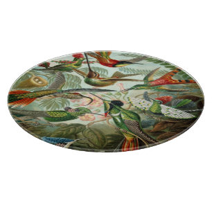 Vintage Ernst Haeckel Hummingbird Snijplank