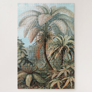 Vintage Ernst Haeckel Palm Trees Poster Legpuzzel