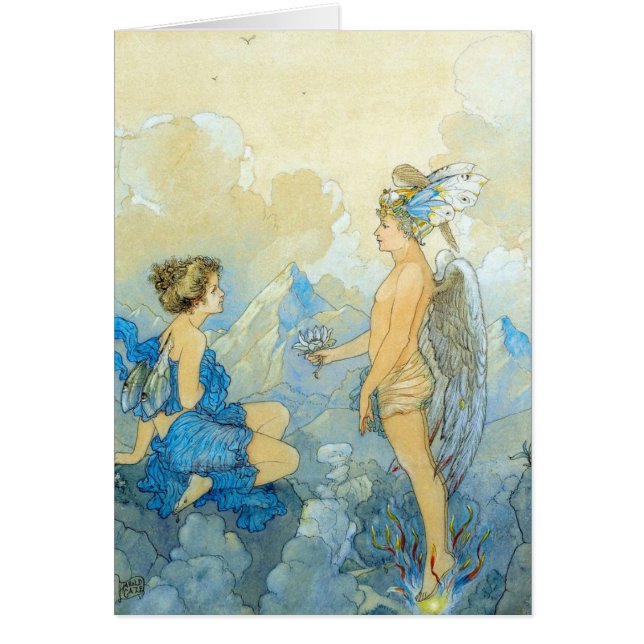 Vintage - Eros en Psyche, (Voorkant)