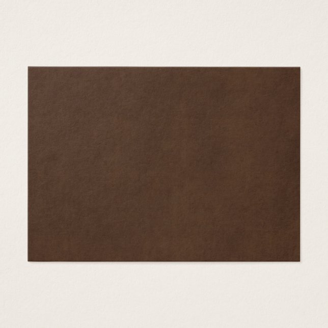 Vintage Espresso noir Brown papier parchemin blanc (Devant)