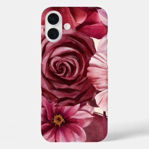 Vintage esthétique Roses rouges iPhone / coque ipa