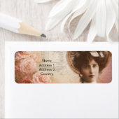 Vintage Étiquette de adresse (En situation)