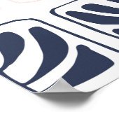 Vintage etnische naadloze  poster (Hoek)