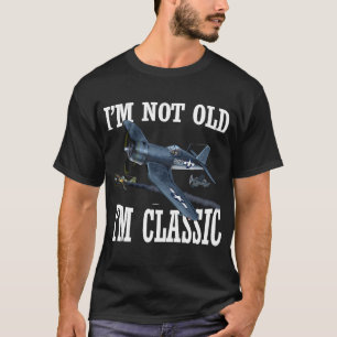 vintage F4U Corsair-t-shirt, ideaal voor vliegplan T-shirt