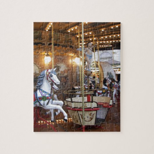 Vintage Fairground Carousel Legpuzzel (Verticaal)